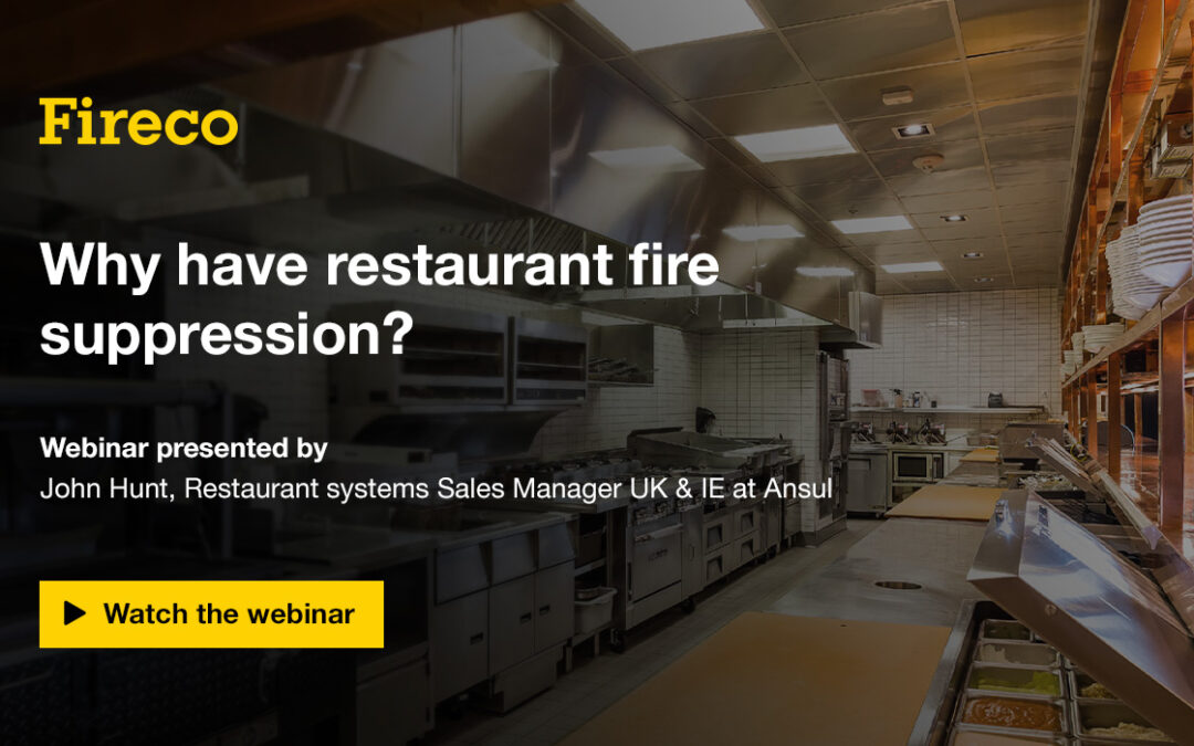 Why have restaurant fire suppression?