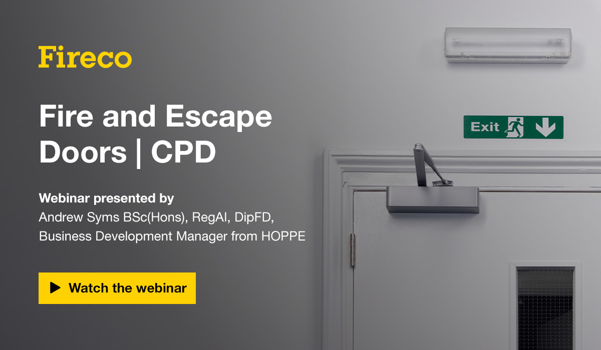 Free Webinar Fire And Escape Doors Cpd Hosted By Fireco